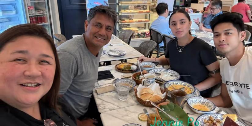 Ricci Rivero bonds with Juliana Gomez, dad Richard Gomez