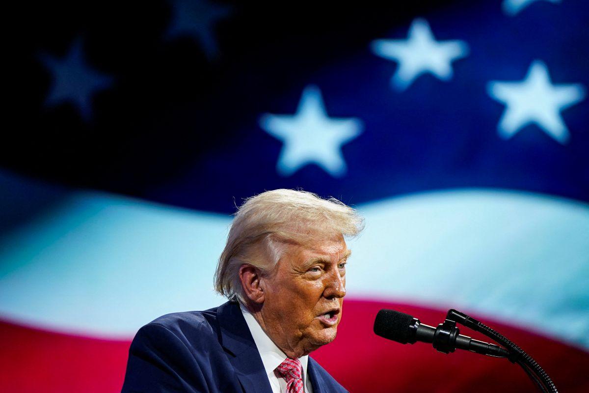 US President Donald Trump in Miami Beach, Florida, USA