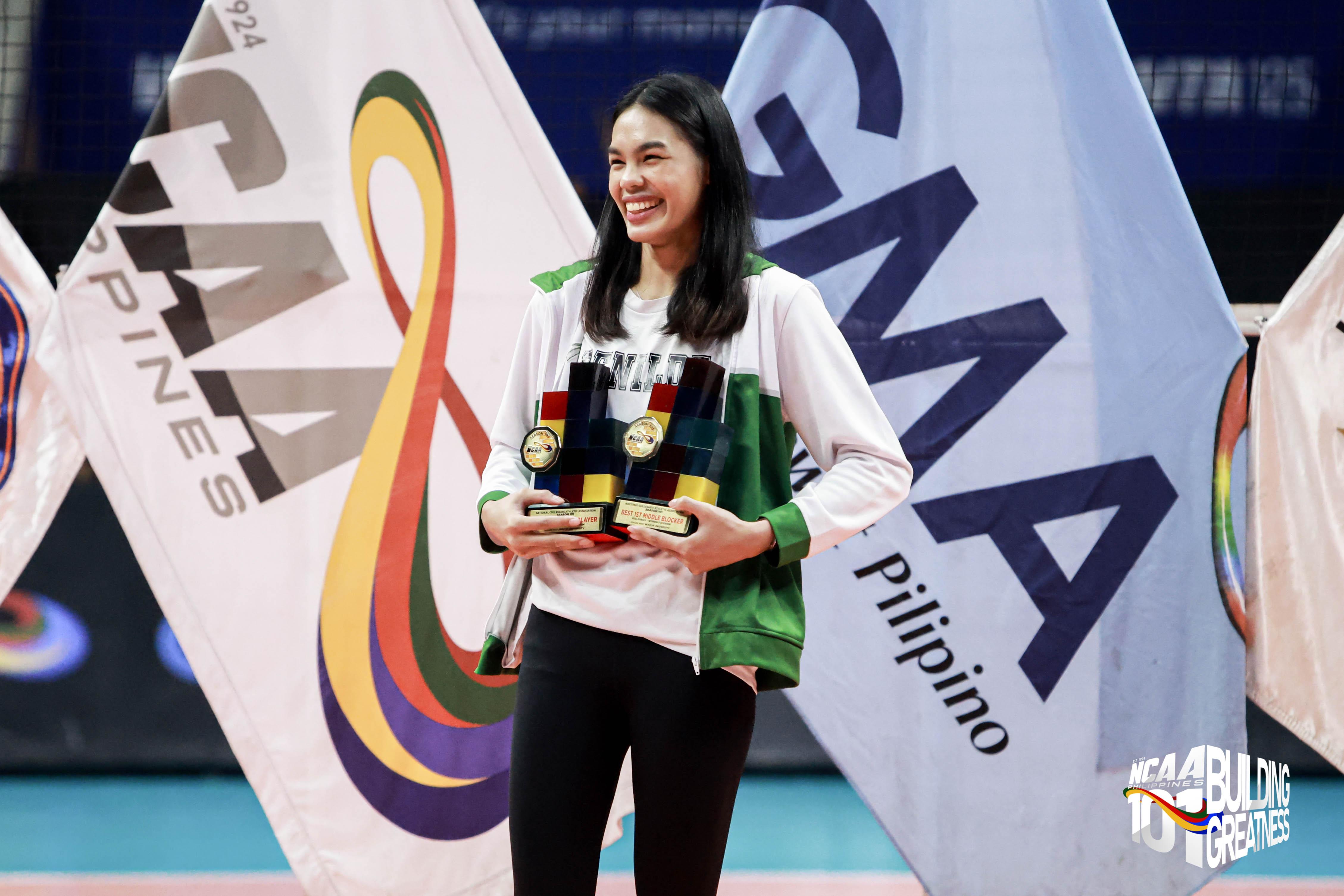 NCAA 101 women’s volleyball MVP: Zam Nolasco of Benilde