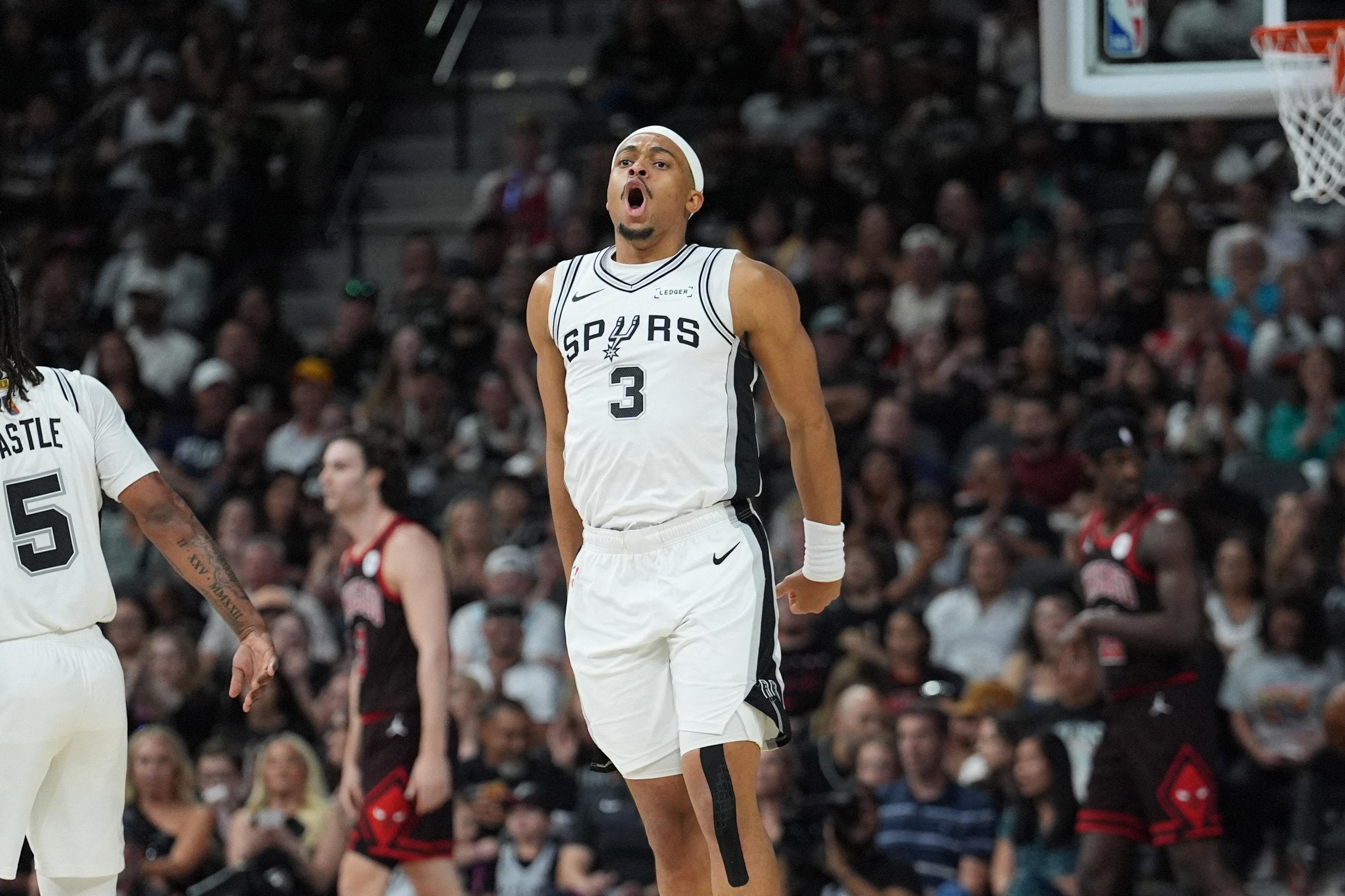 NBA: Keldon Johnson of the San Antonio Spurs