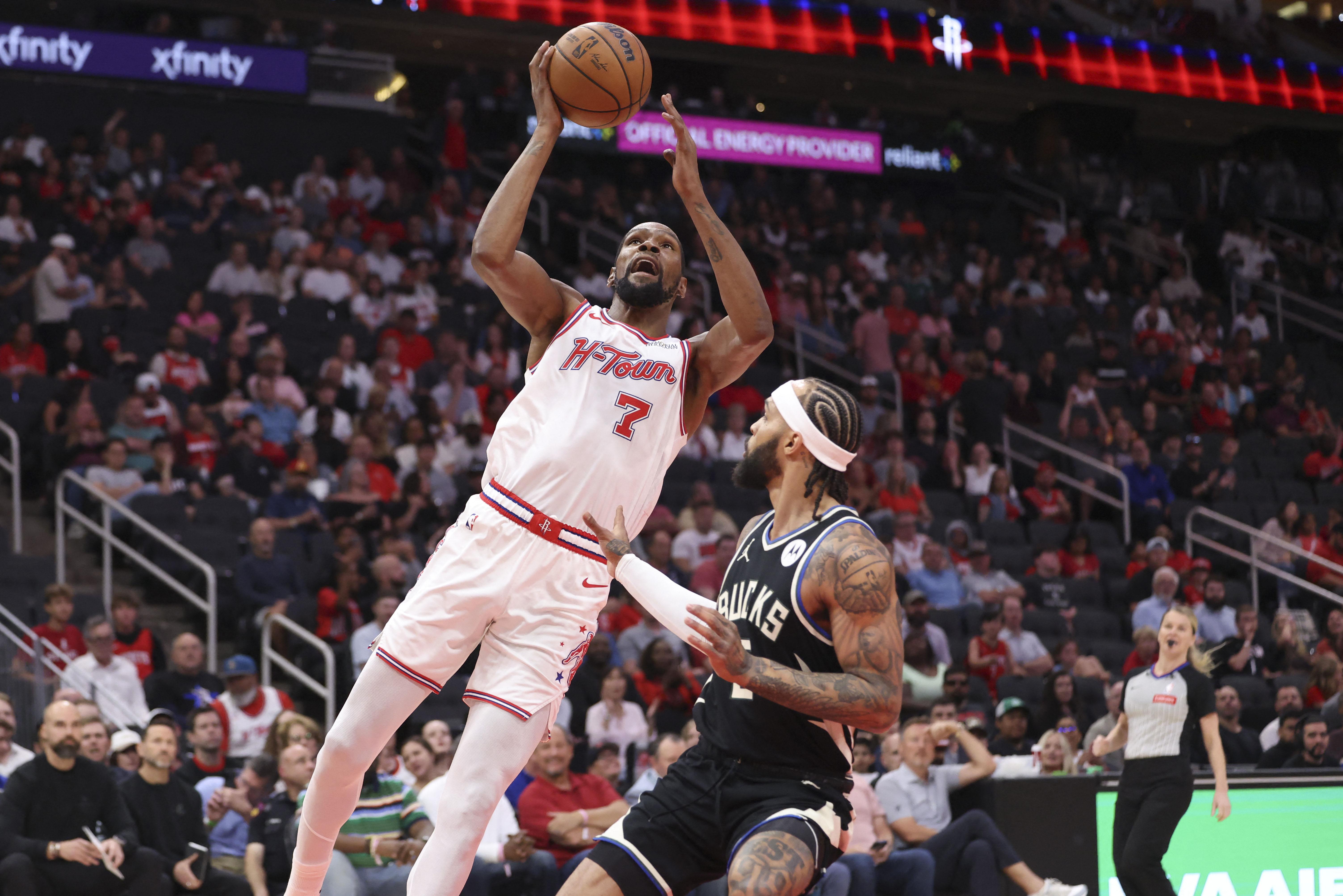 NBA: Rockets produce just enough to hold off short-handed Bucks