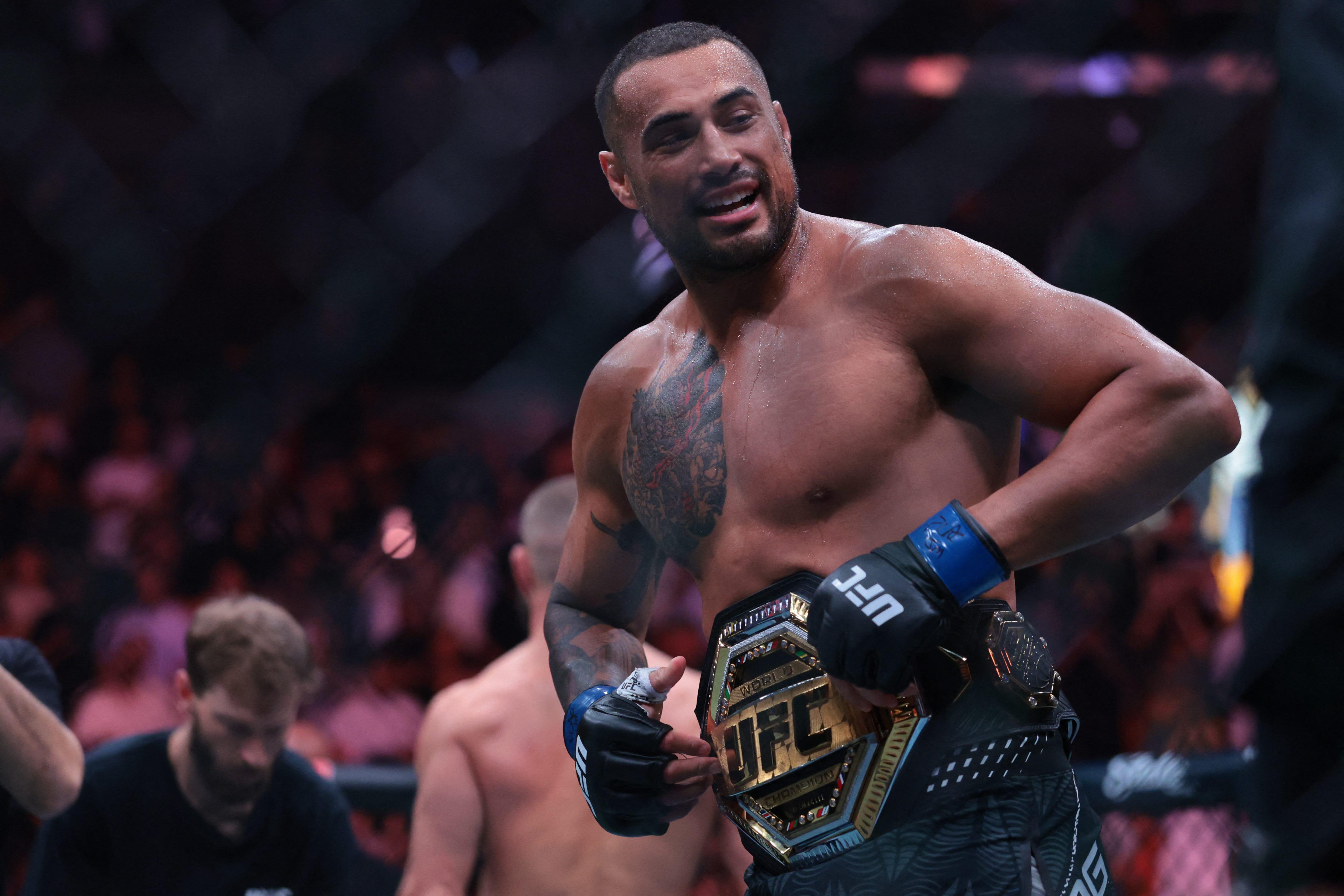 UFC 327: Injured Carlos Ulberg pulls off improbable title victory