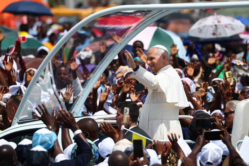 Pope Leo decries exploitation by world's 'authoritarians' during Angola trip