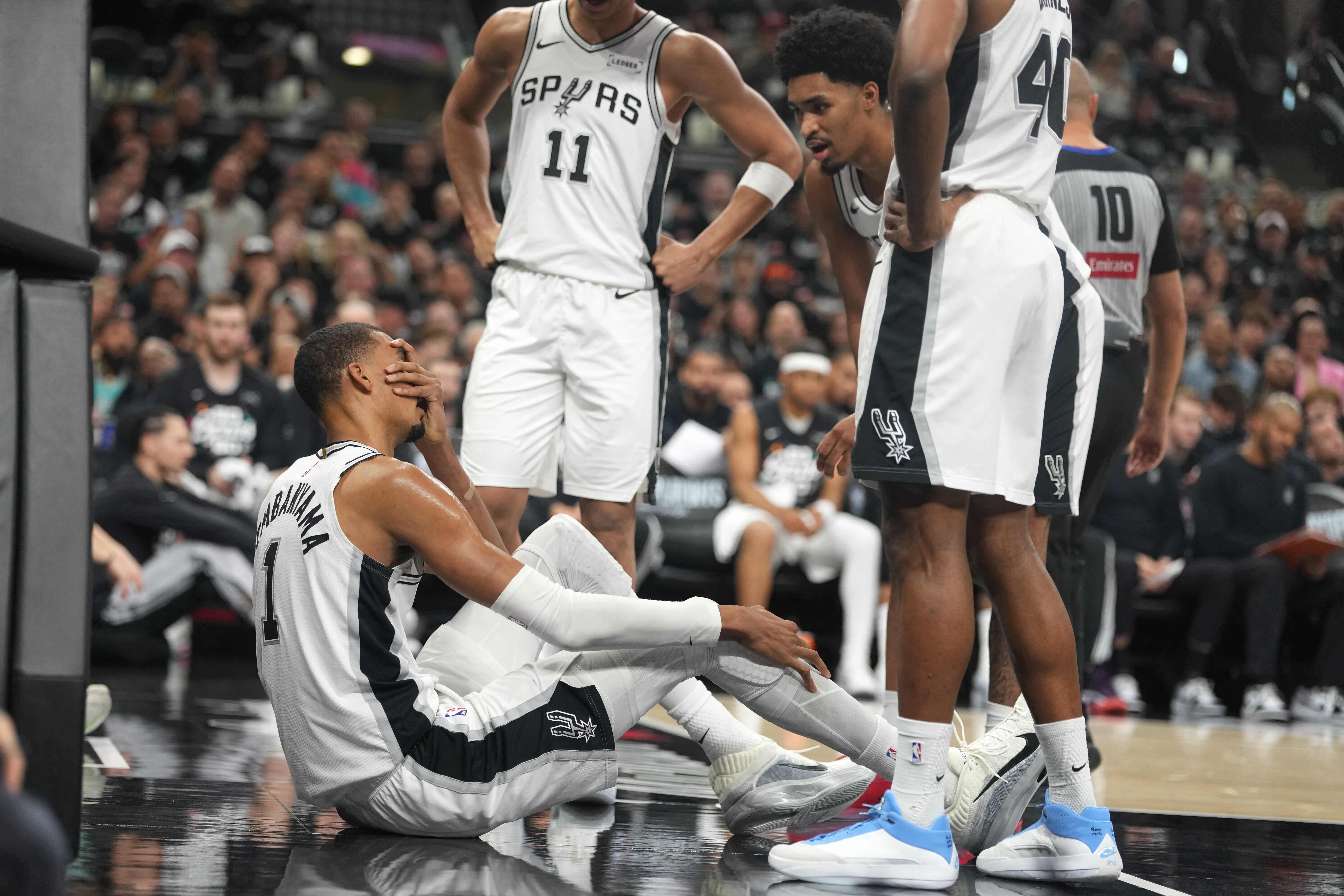 NBA: Victor Wembanyama sustains concussion in Spurs' Game 2 loss