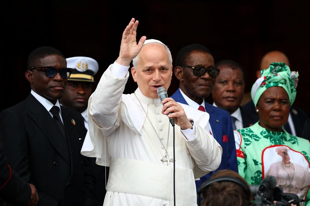 Pope Leo decries inequality on whirlwind last day of Africa tour