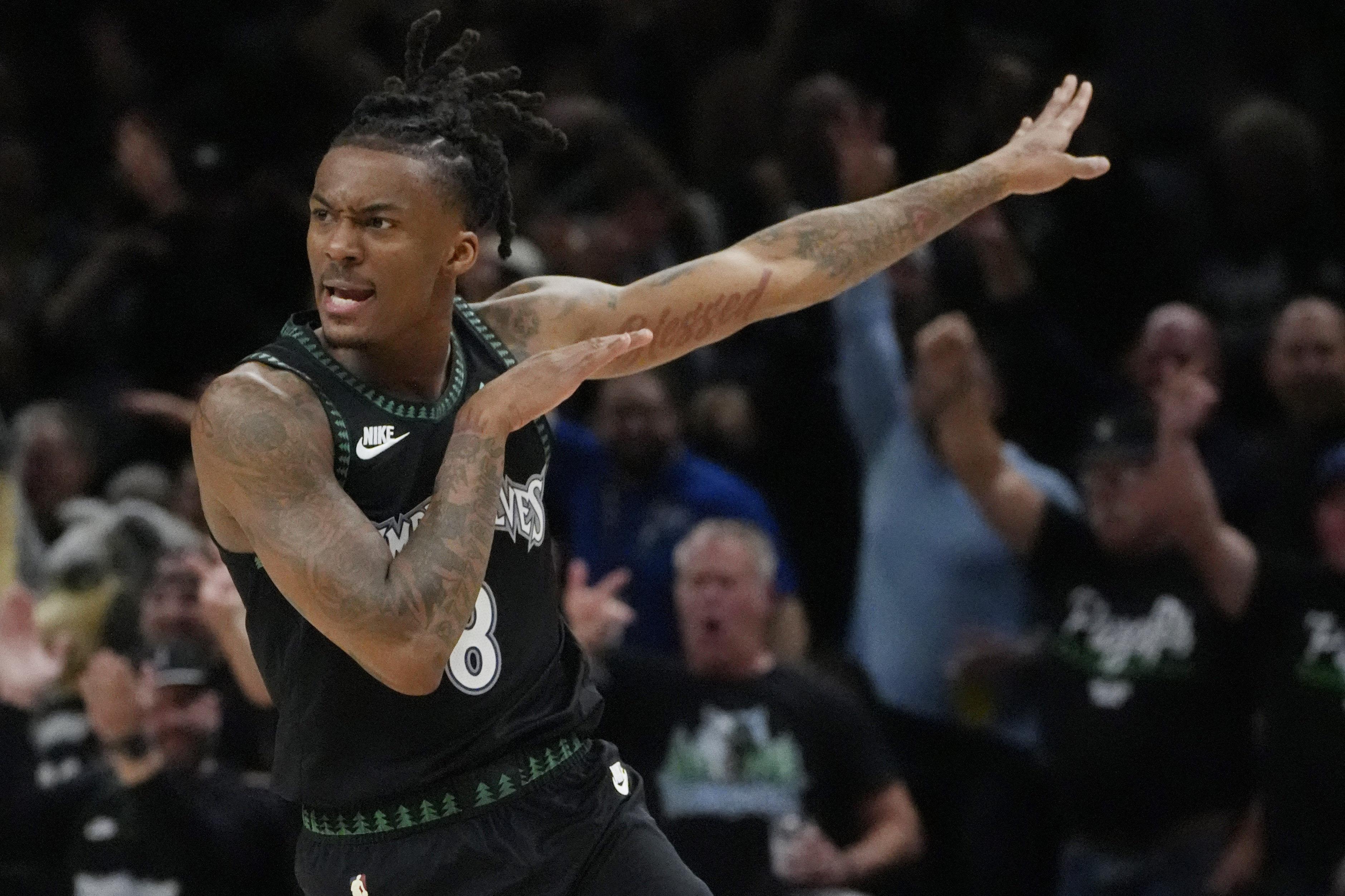 NBA: Bones Hyland of the Minnesota Timberwolves