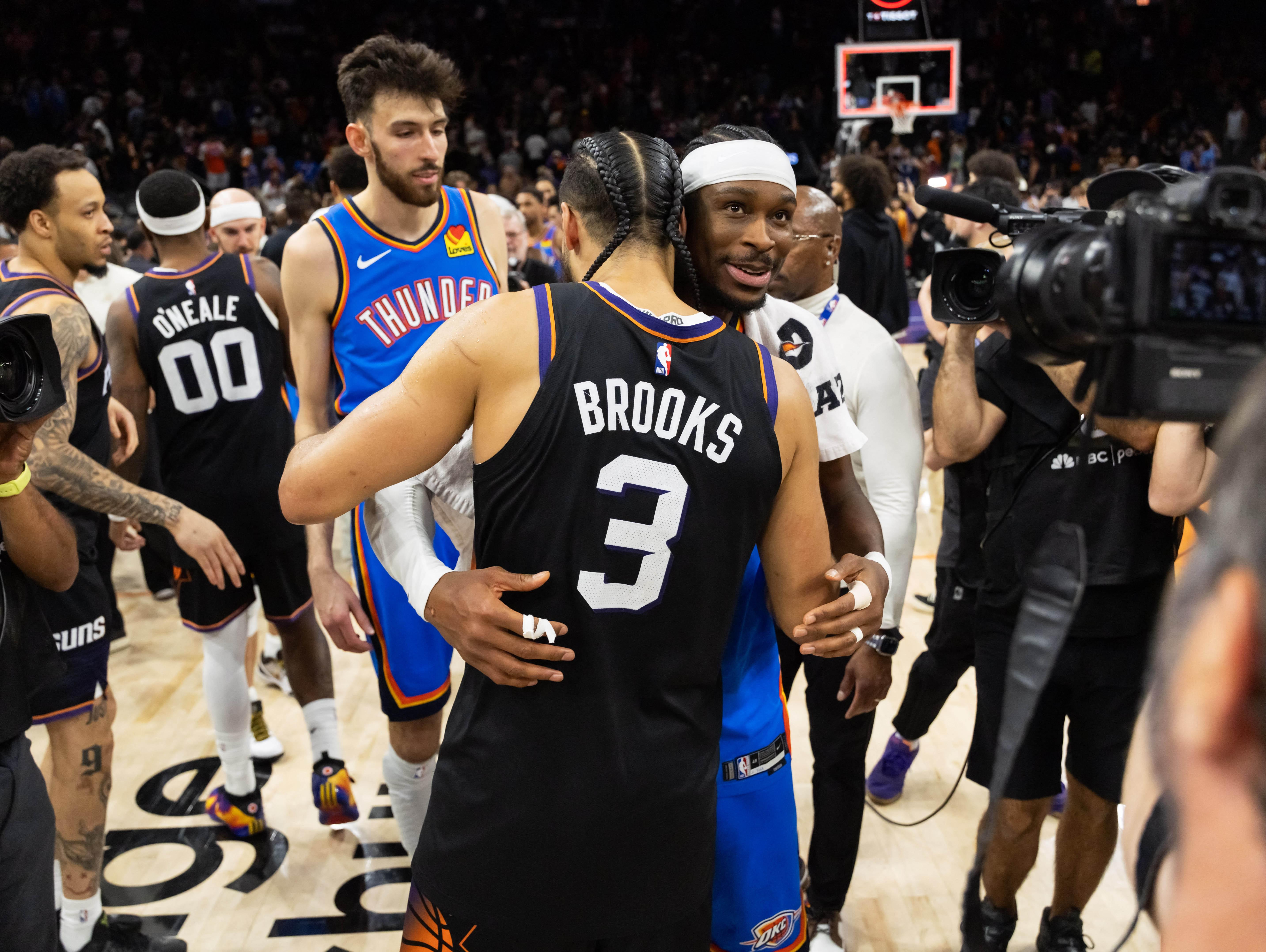 NBA: Thunder’s Shai Gilgeous-Alexander and Suns’ Dillon Brooks