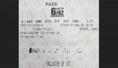 Ginang na tumaya ng P25 sa Lotto 6/42, pumaldo ng P10-milyon nang maka-jackpot