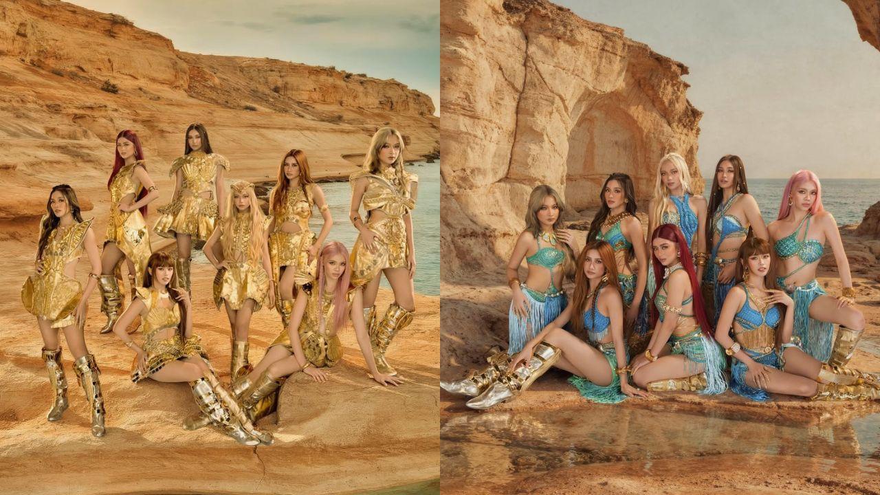 Here’s a closer look at BINI’s warrior and siren-inspired Coachella Weekend 1 outfits