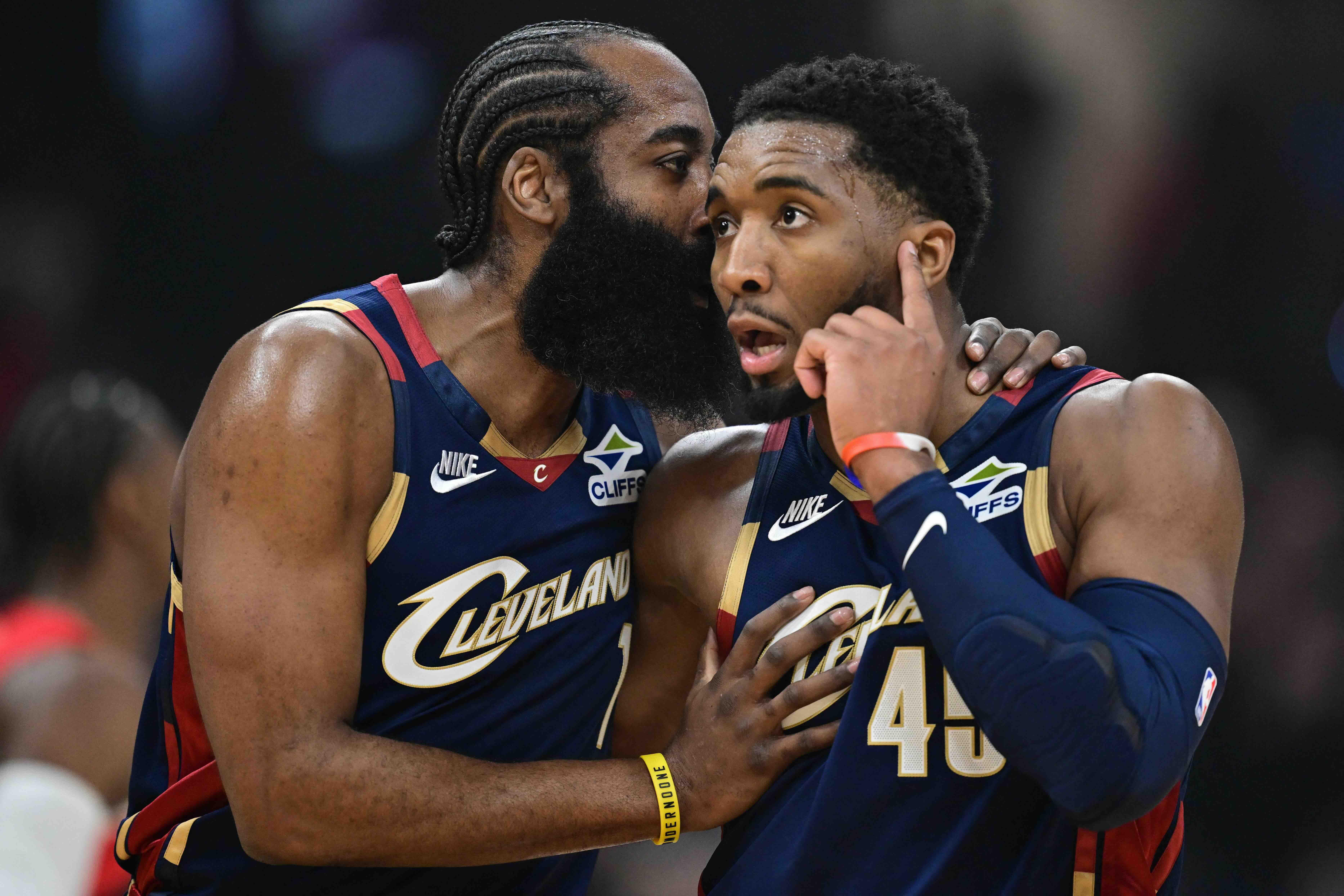 NBA: Donovan Mitchell, James Harden pace Cavs to 2-0 lead over Raptors