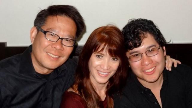 With wife Delle and son Miguel. Together, Mac and Delle built a family and a business in tandem. Courtesy: Macario Fojas via The FilAm