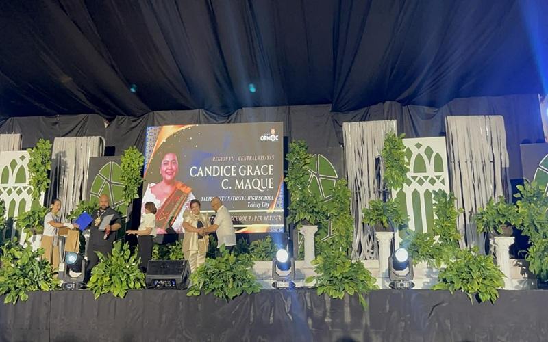 Talisay City teacher wins National Schools Press Conference honor