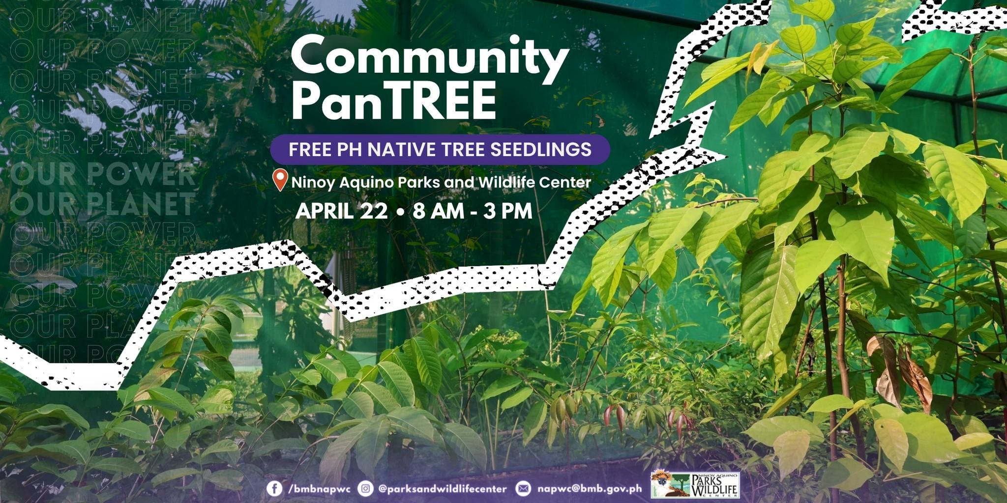 Ninoy Aquino Parks and Wildlife Center giving away free seedlings for Earth Day on April 22
