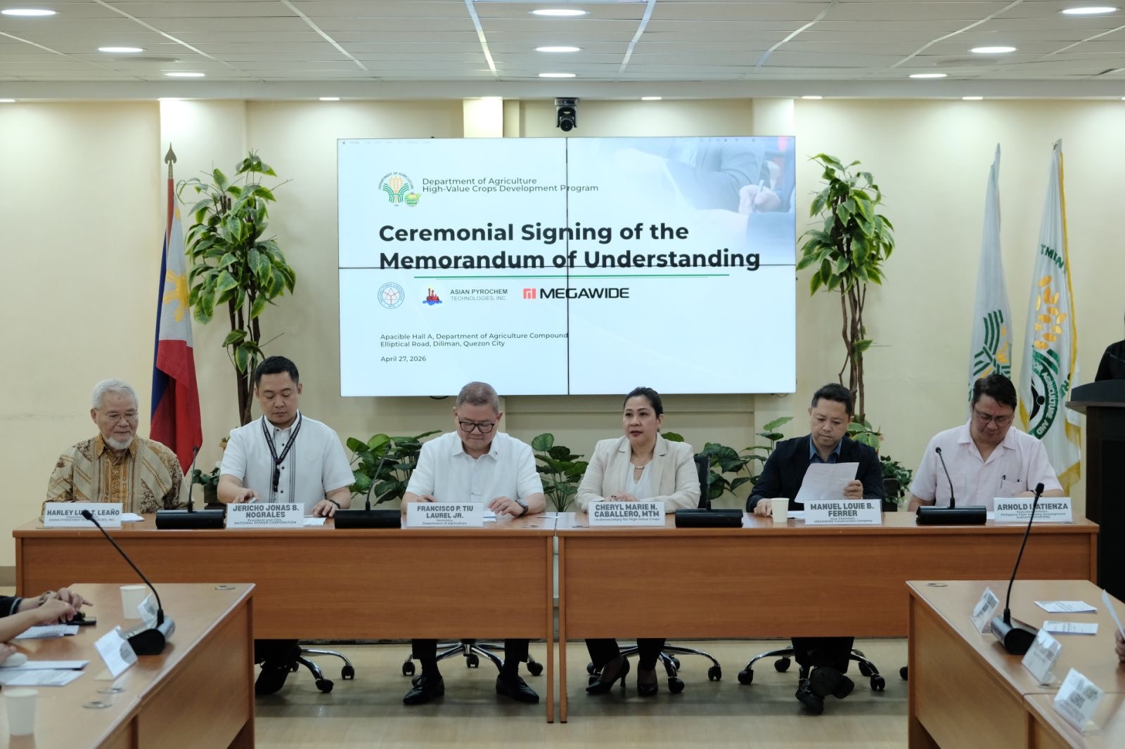 DA inks deals with Megawide for agri-infra projects