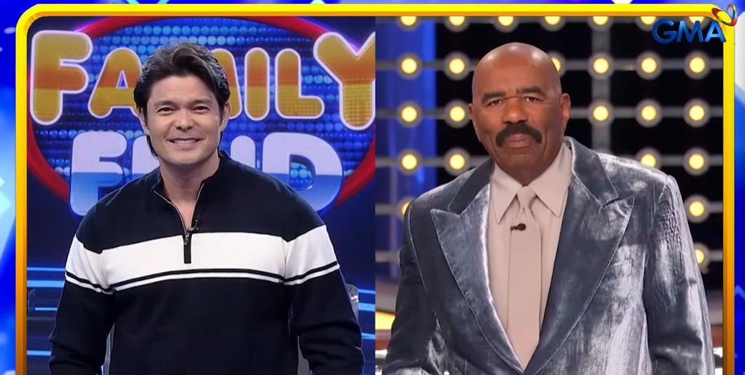 Dingdong Dantes, Steve Harvey hop on video call as 'Family Feud PH' marks 4th anniversary