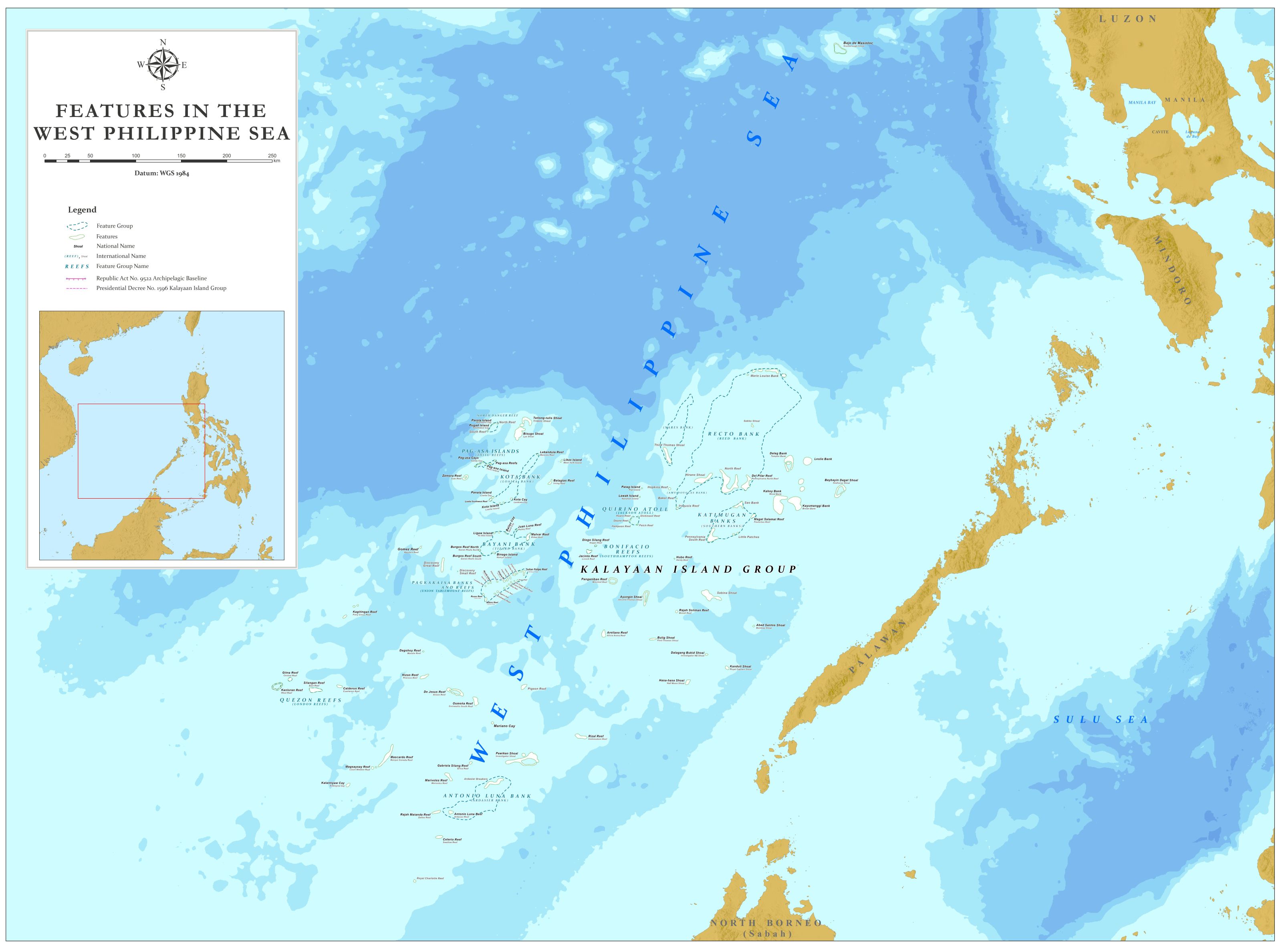LIST: Philippine vs Chinese names of West PH Sea features