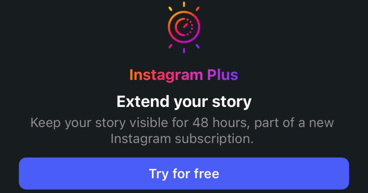 Meta teases P65 Instagram Plus subscription