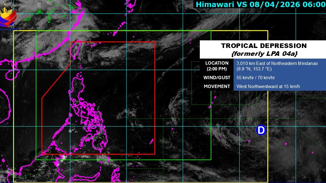 Isolated rains expected across PH due to localized thunderstorms