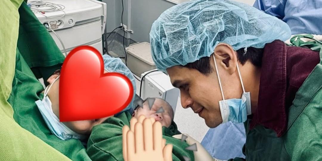 Jon Lucas introduces newborn son Calvin 