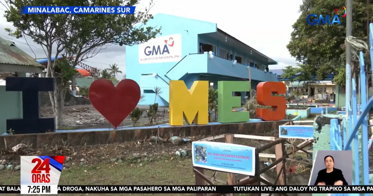 GMA Kapuso Foundation builds flood-resistant school building in Camarines Sur