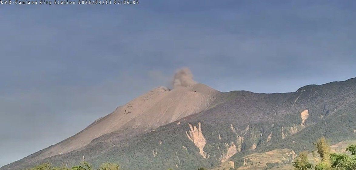 Kanlaon Volcano on Negros Island 
