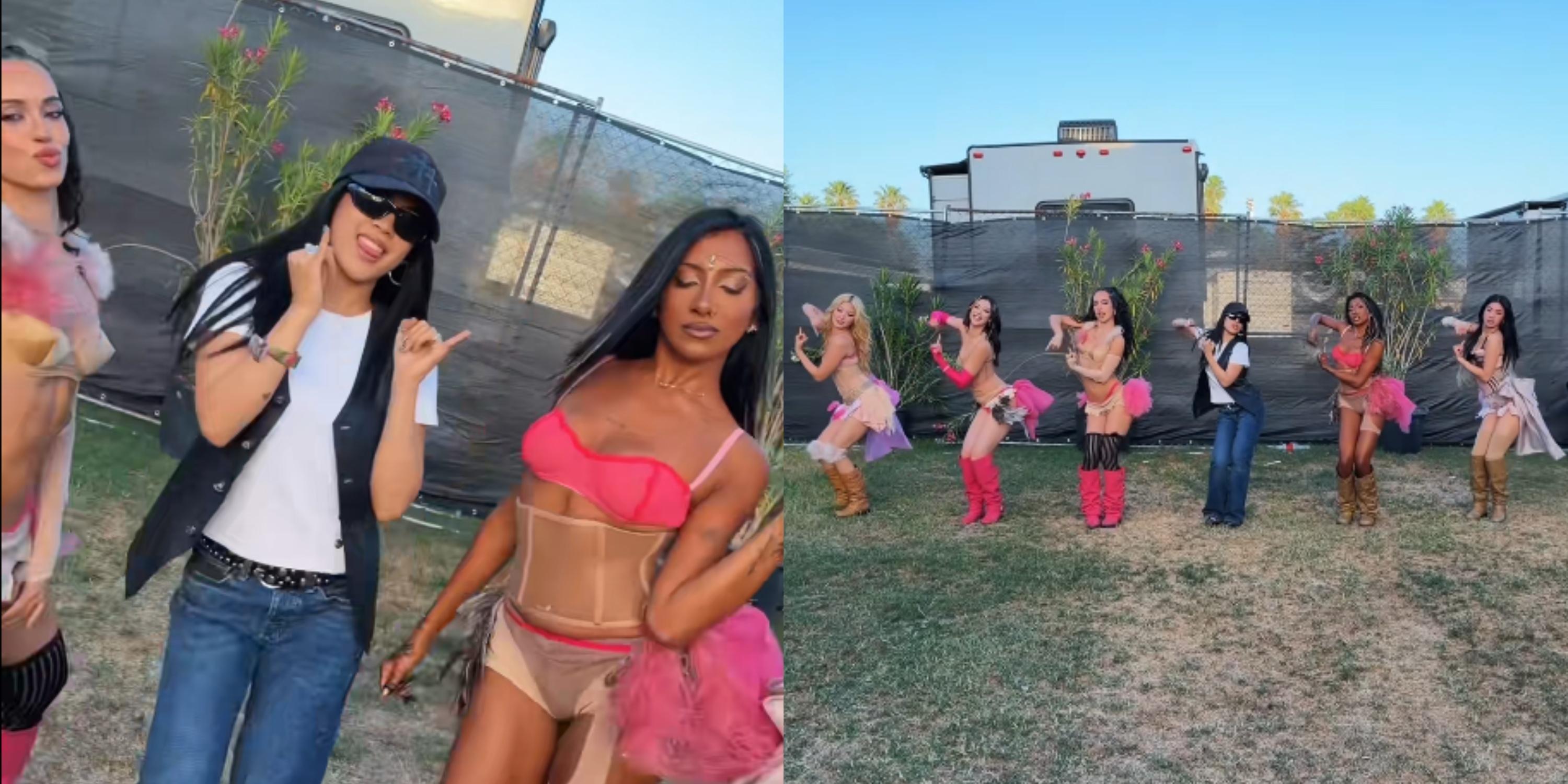 Niana Guerrero dances with Katseye to ‘Pinky Up!’