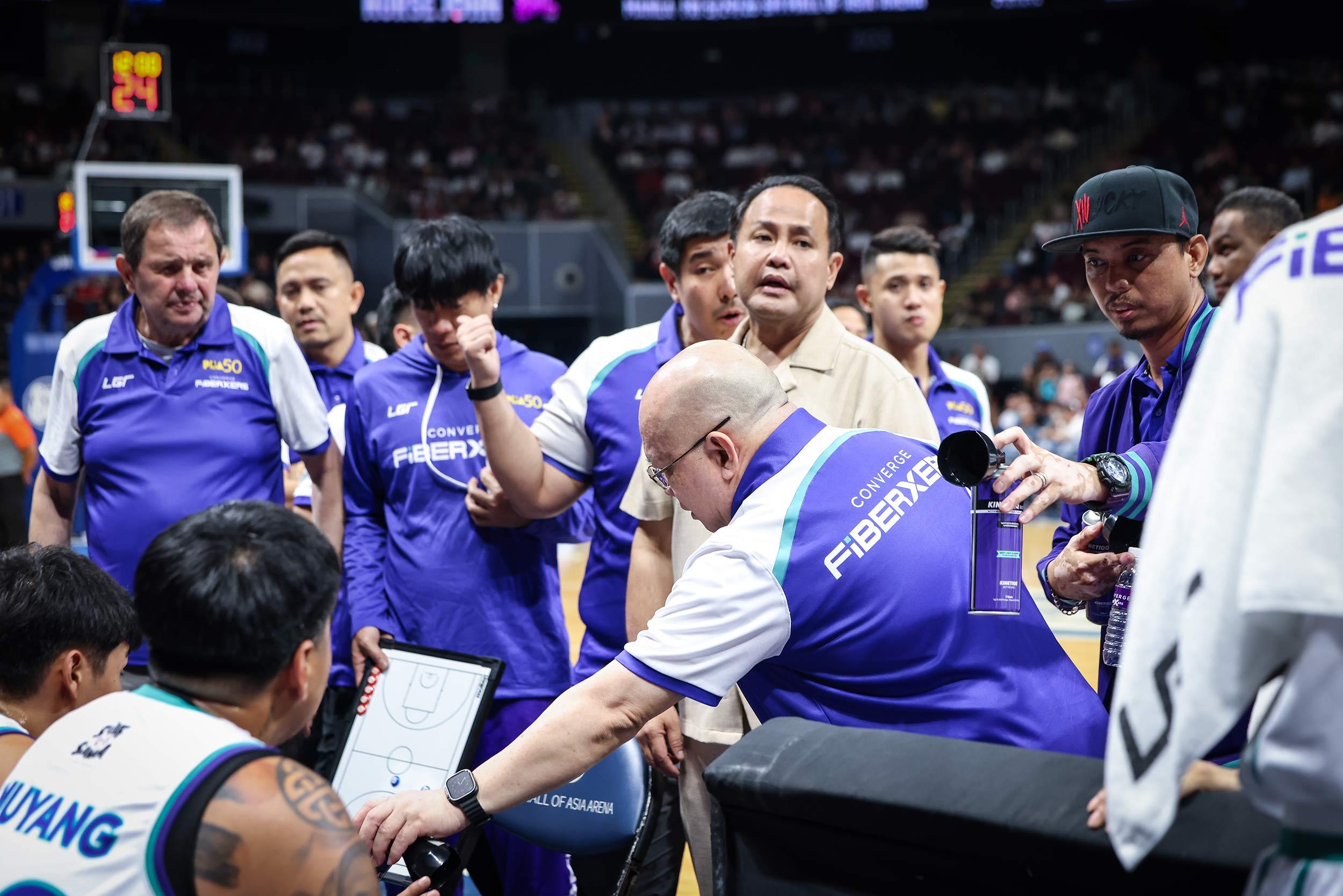 PBA: Converge FiberXers coaches