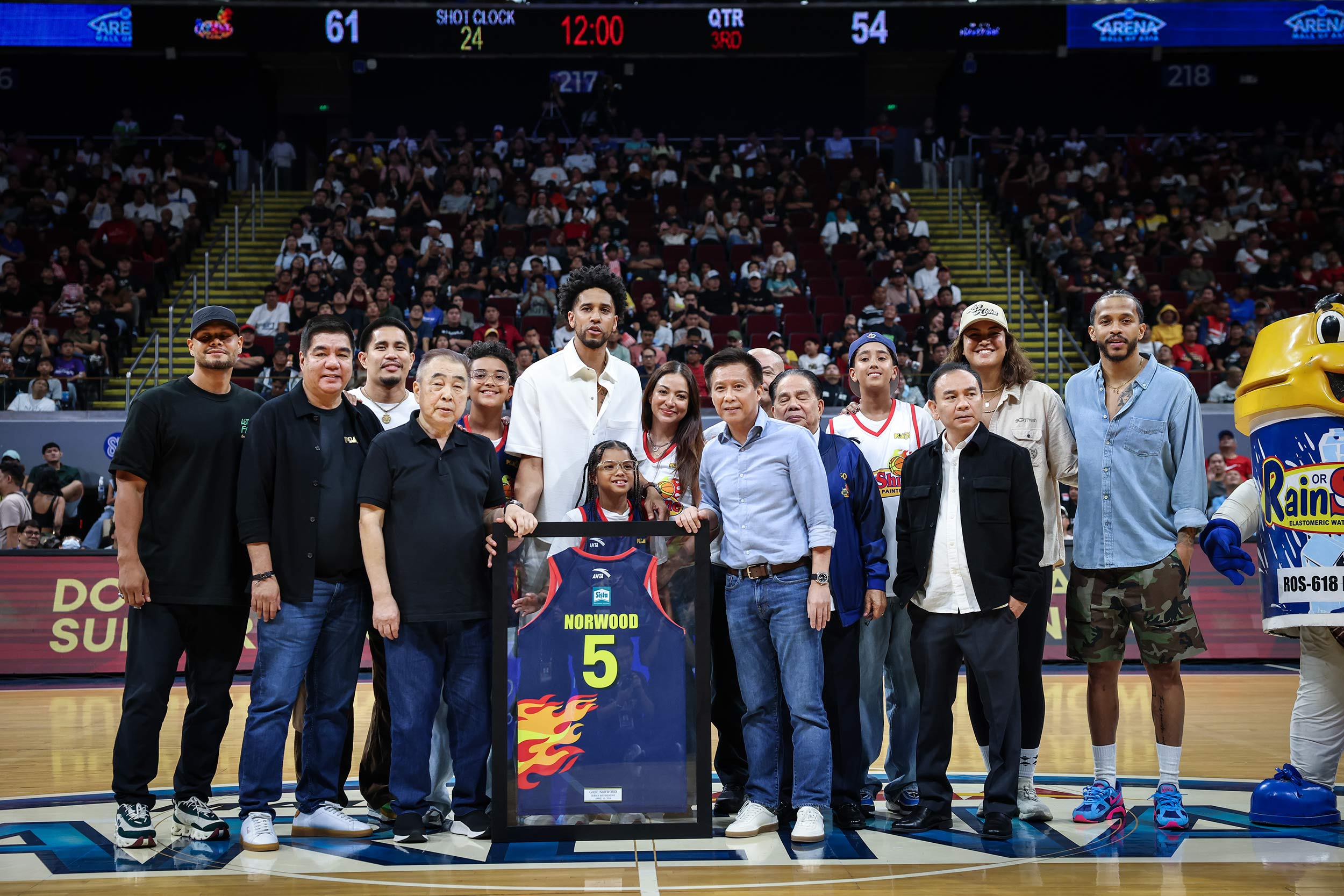 PBA: Rain or Shine officially retires Gabe Norwood’s No. 5 Jersey