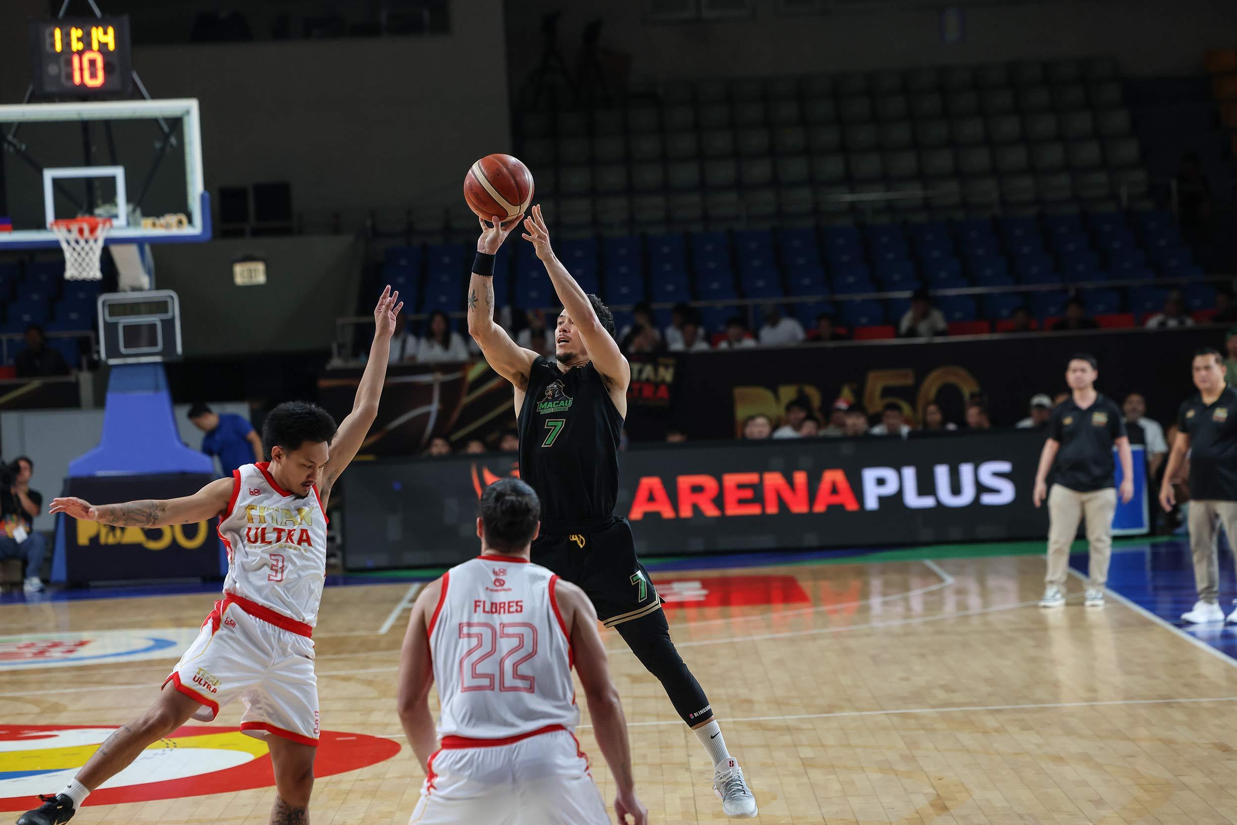 PBA: Jenning Leung of the Macau Black Knights