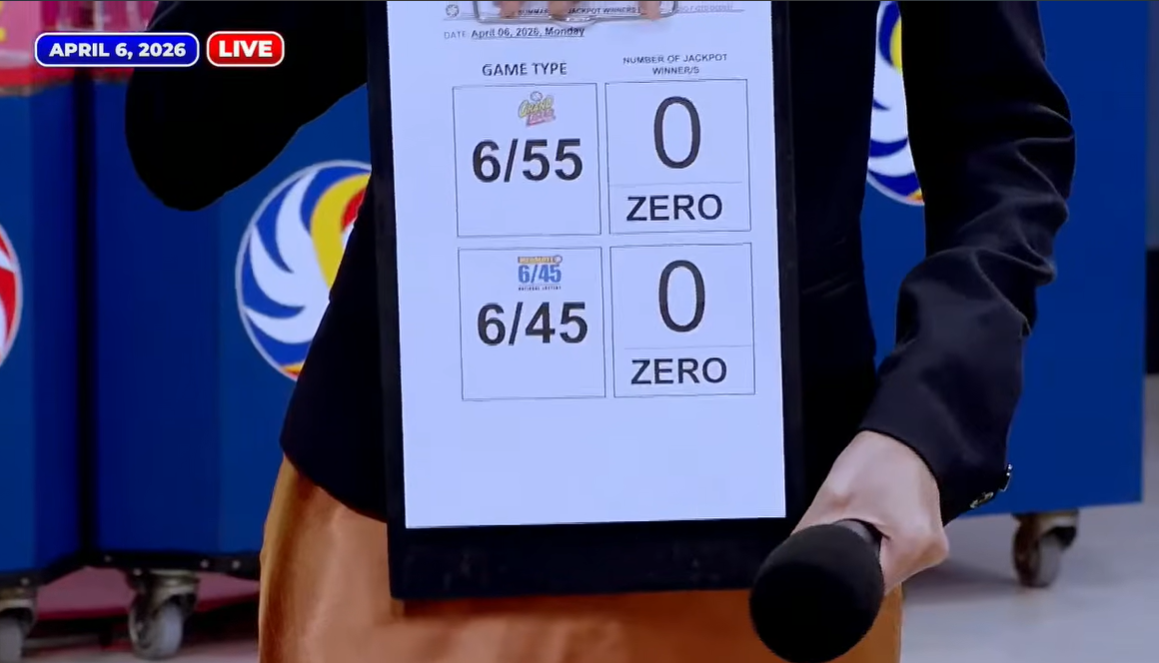 PCSO: No jackpot prize winners in 6/45, 6/55 lotto draws on April 6
