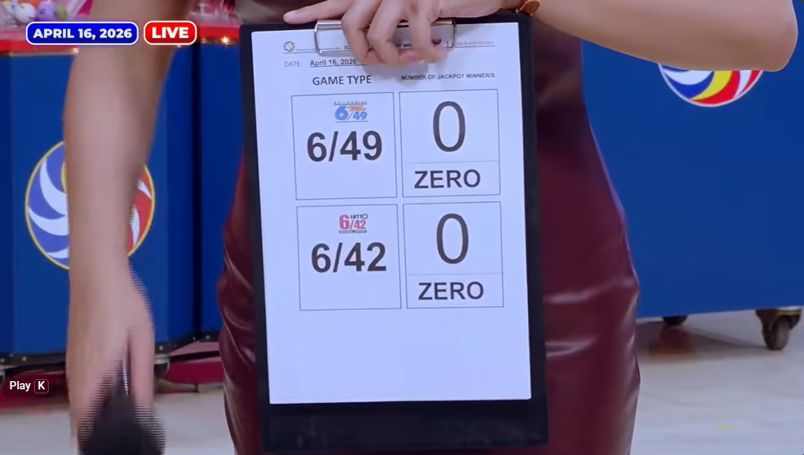 PCSO: No jackpot winners in major lotto draws on April 16