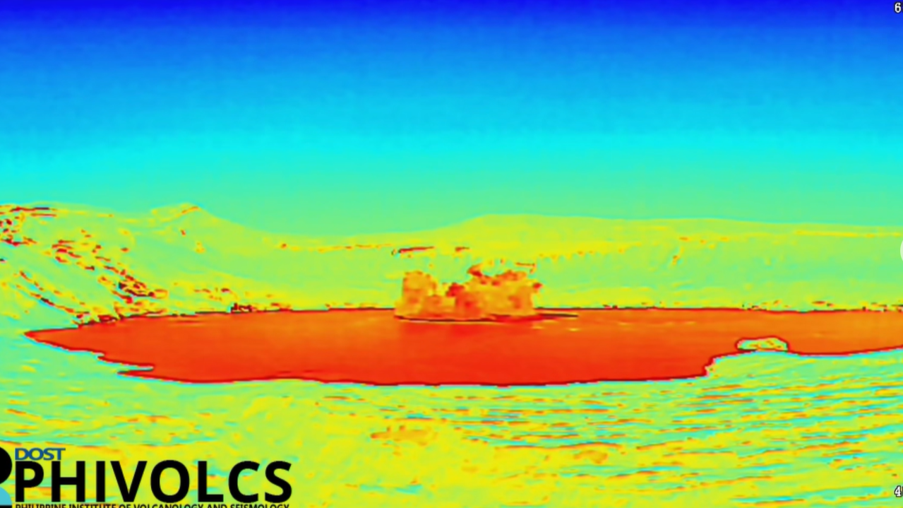 ‘Very weak, minor phreatic eruption’ logged at Taal Volcano