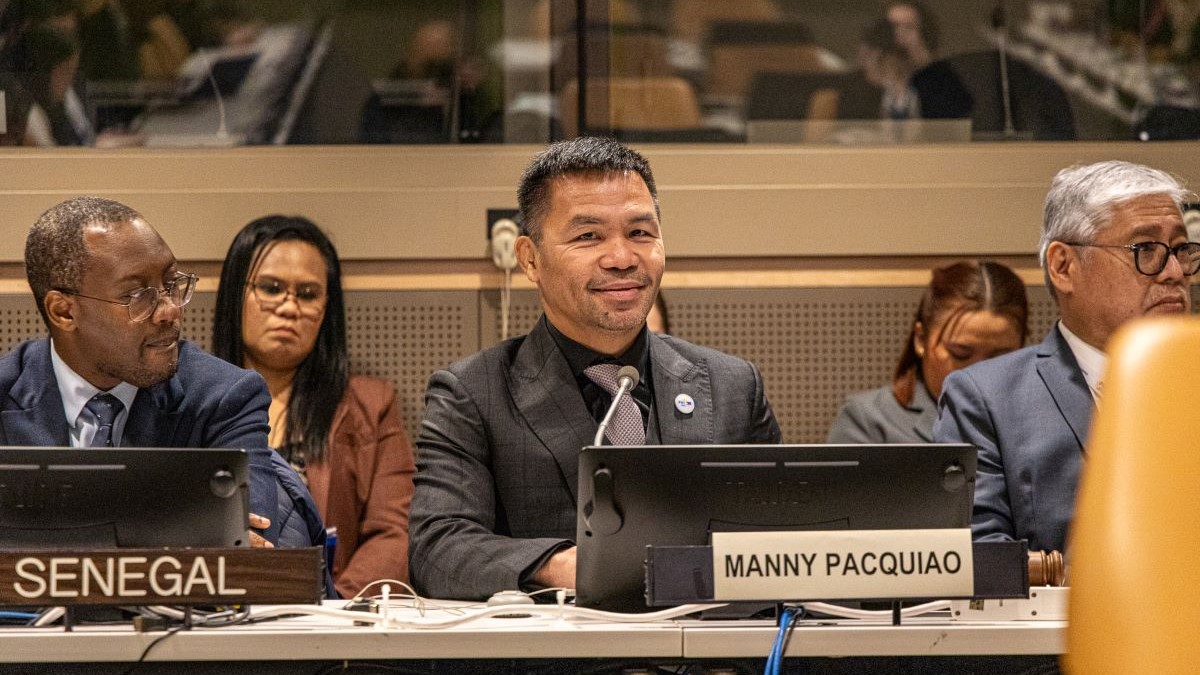 Pacquiao tells UN dignitaries: Give youth better future through sports