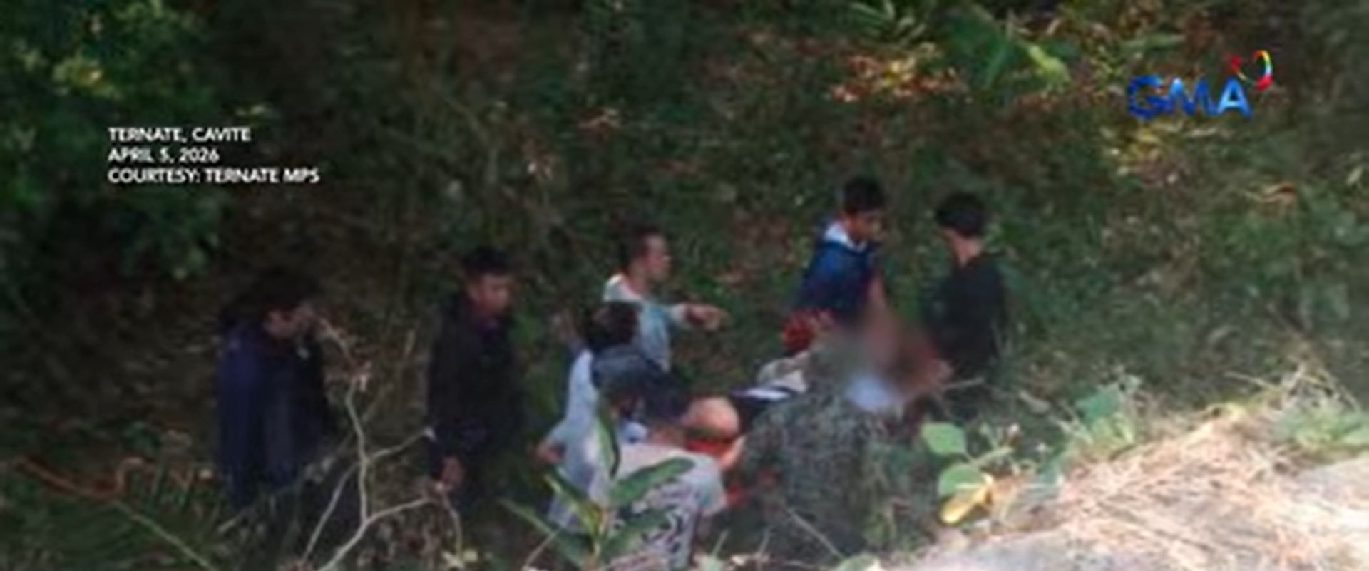 Siklista, nahulog sa bangin sa bahagi ng Ternate-Nasugbu Road sa Cavite 
