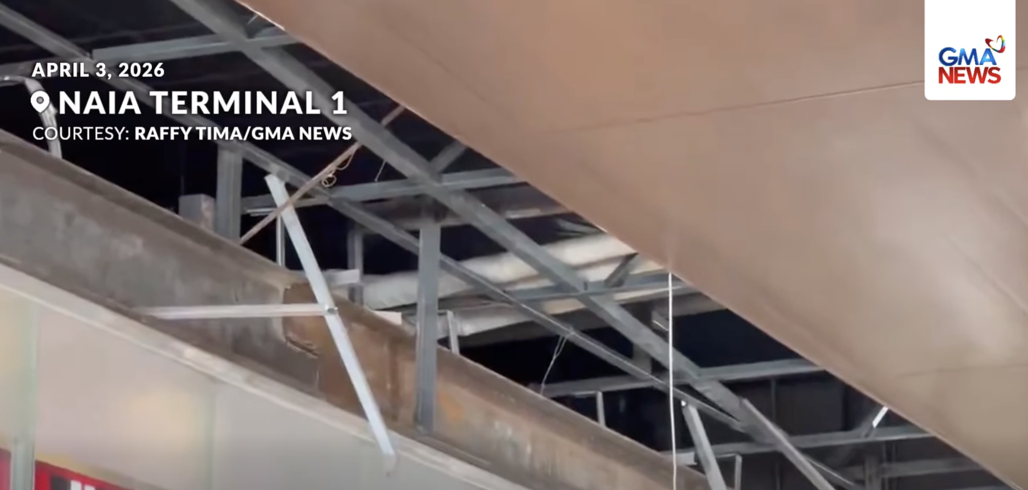 7 hurt after part of NAIA Terminal 1 ceiling collapses