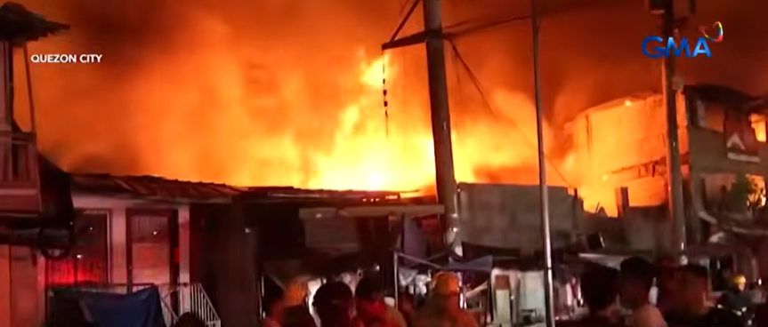 15 bahay sa NIA Road sa Brgy. Pinyahan, QC, nasunog