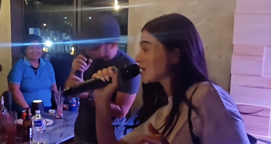 Anne Curtis jams with Chito Miranda at Angel Locsin's birthday party