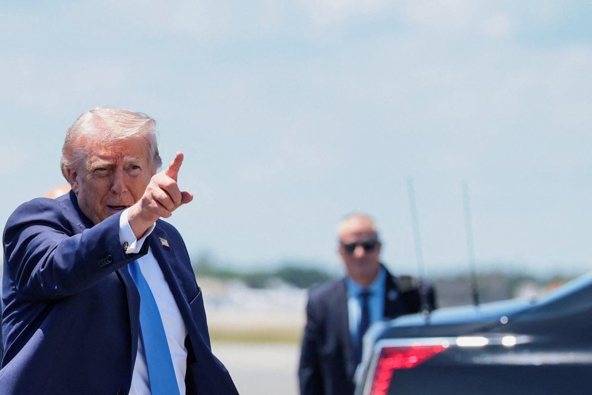 US President Donald Trump 