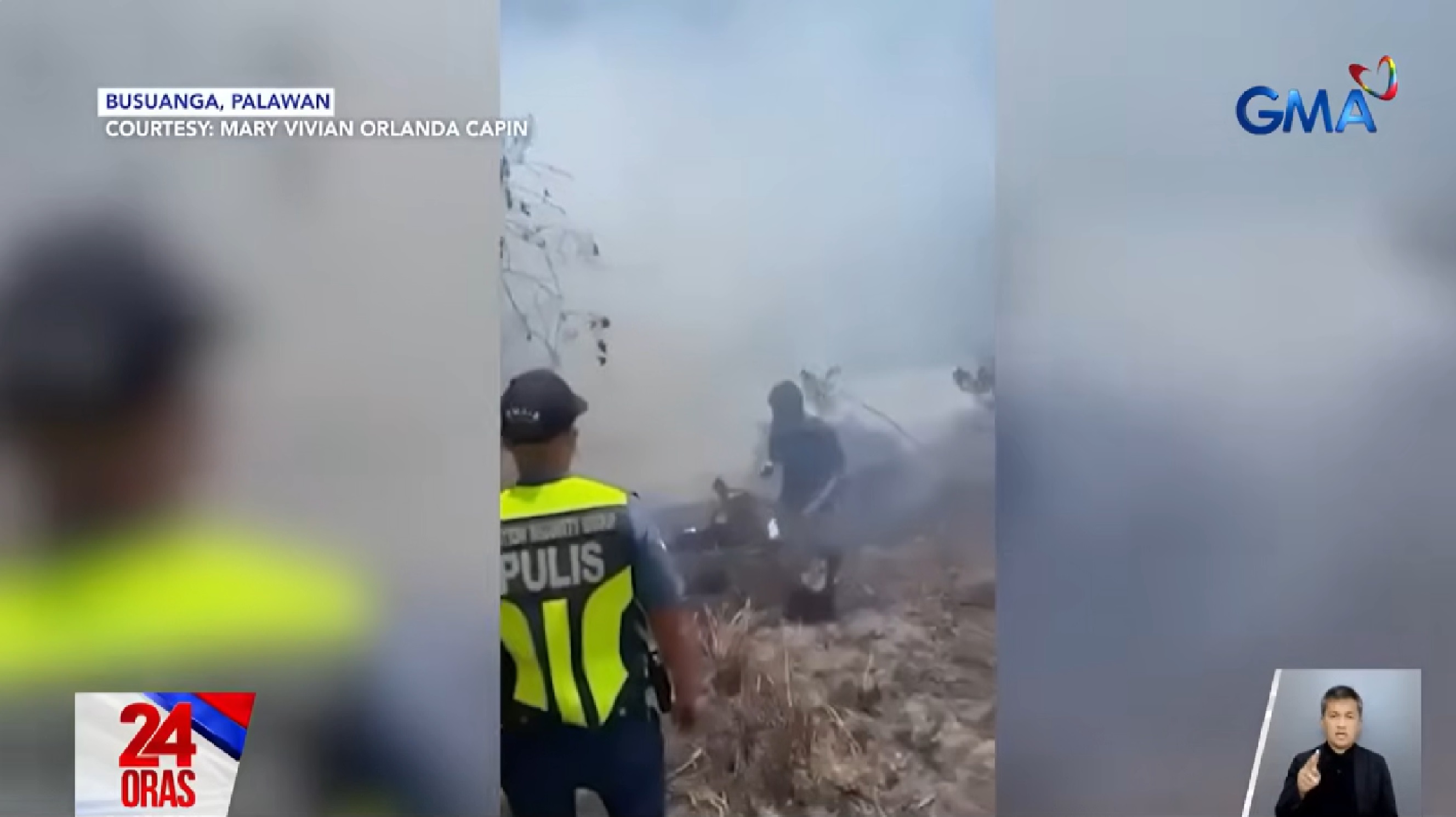 2 piloto, nasawi sa pagbagsak ng air cargo plane sa Coron, Palawan