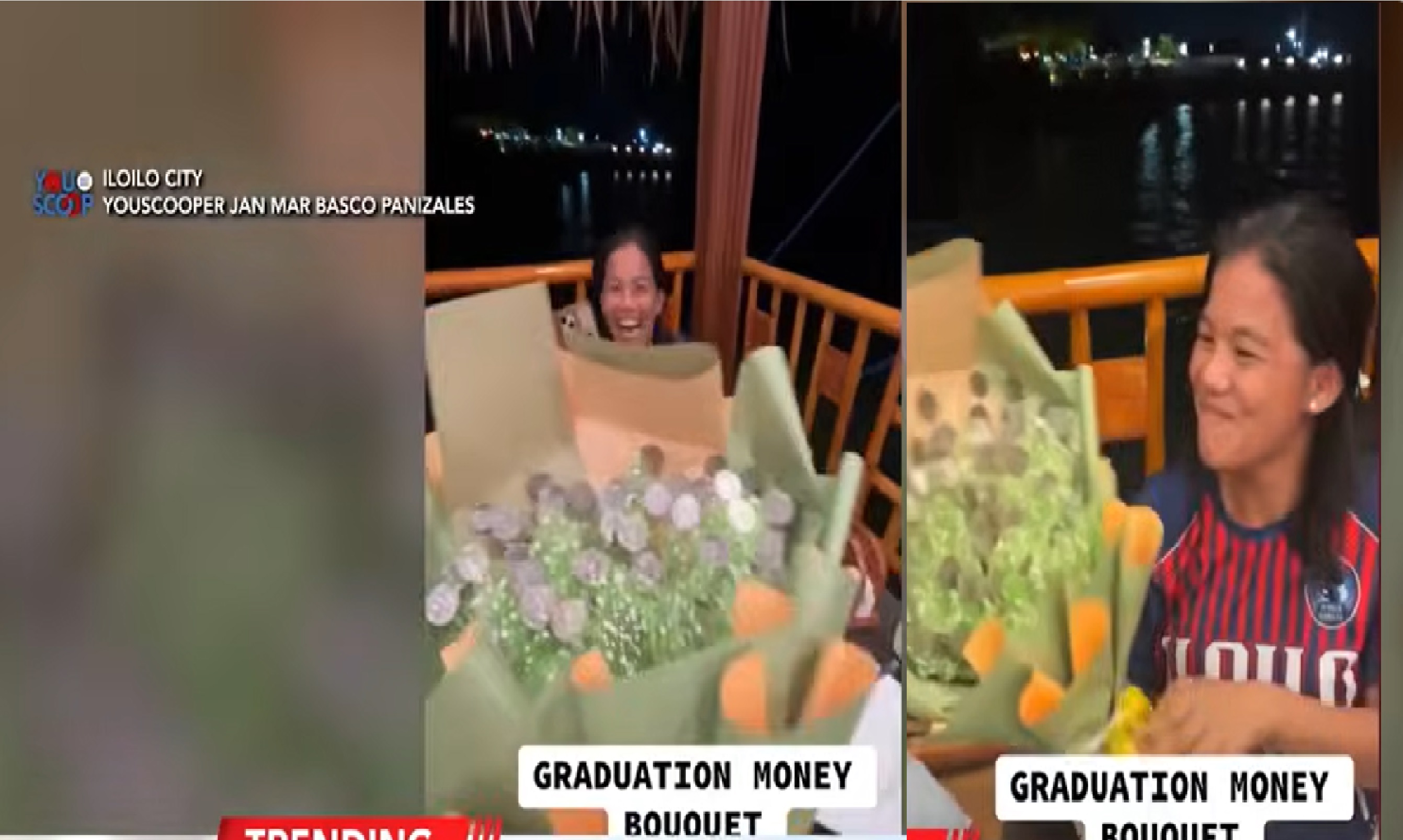 Money bouquet pero barya ang nakalagay, iniregalo sa babaeng nagtapos ng Grade 10
