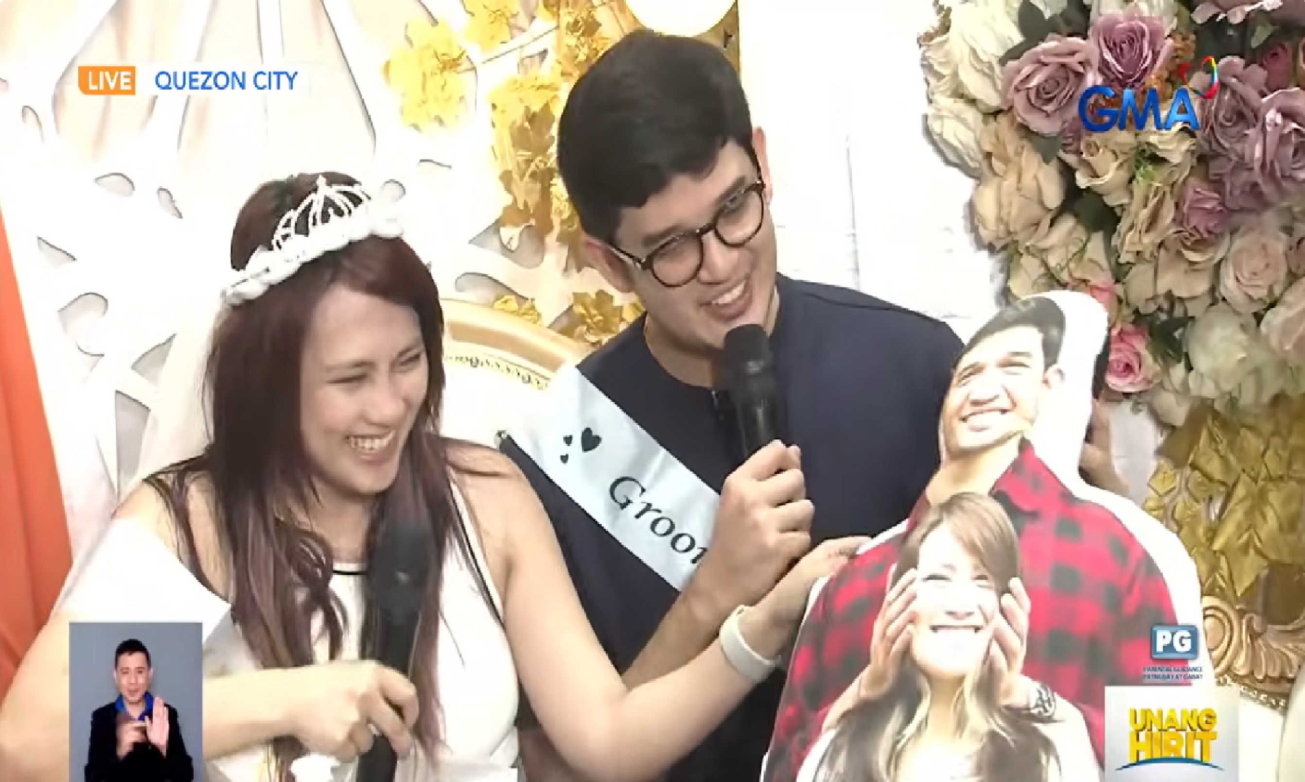 Anjo Pertierra at fiancée niyang si Eunice Jorge, binigyan ng sorpresa ng ‘Unang Hirit’ family