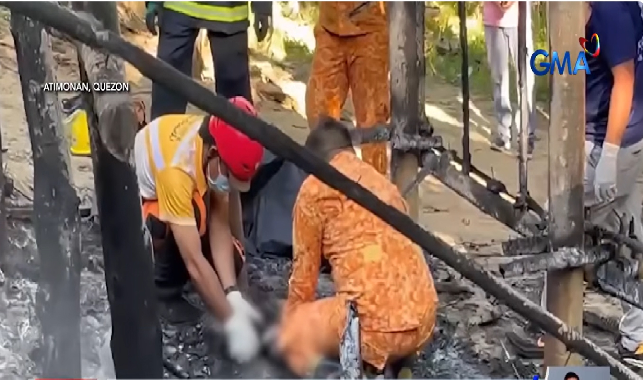 Sanggol, patay nang maiwan sa nasusunog na bahay sa Quezon