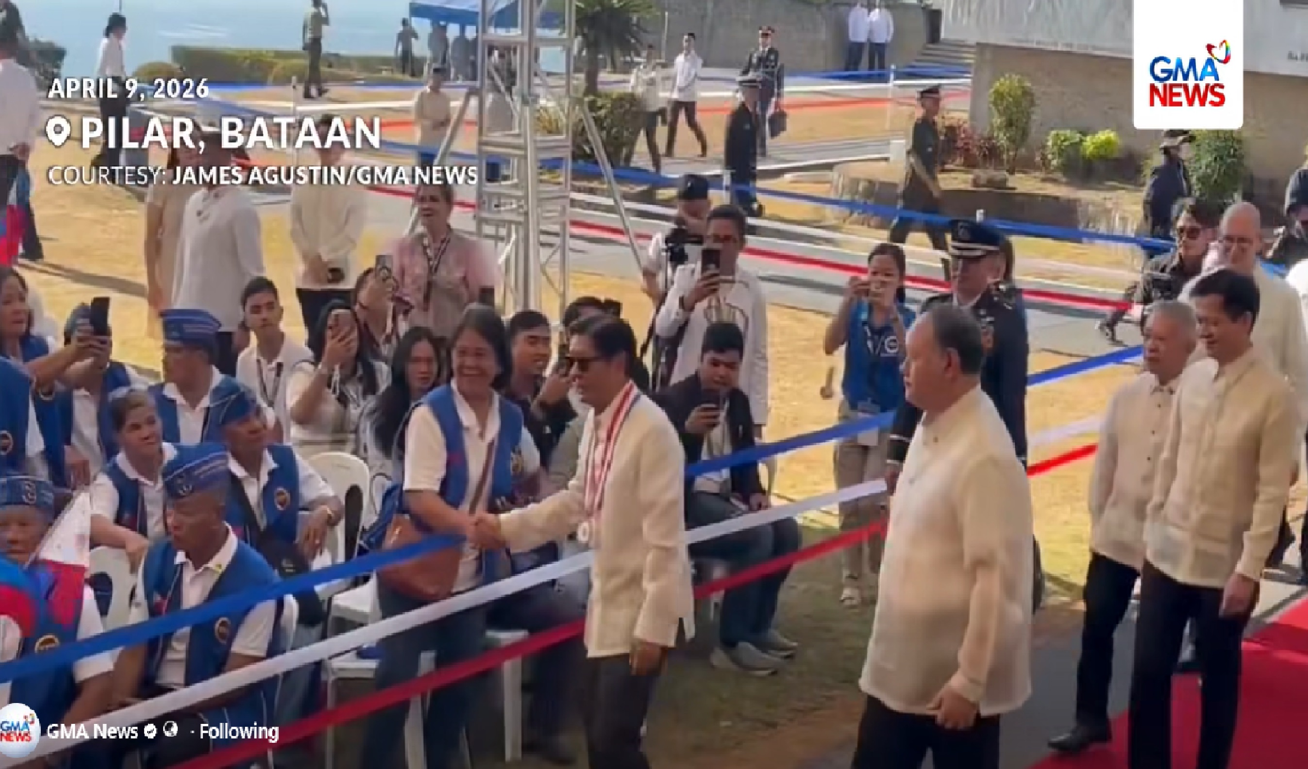 Marcos, pinangunahan ang paggunita ng Araw ng Kagitingan sa Bataan