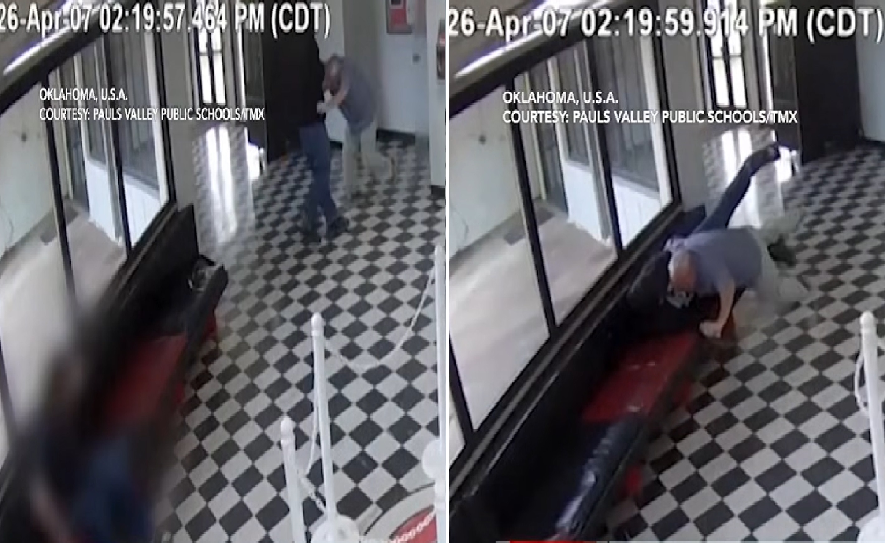 Bayaning principal, makipag-agawan sa baril ng lalaking pumasok sa kanilang paaralan sa Amerika