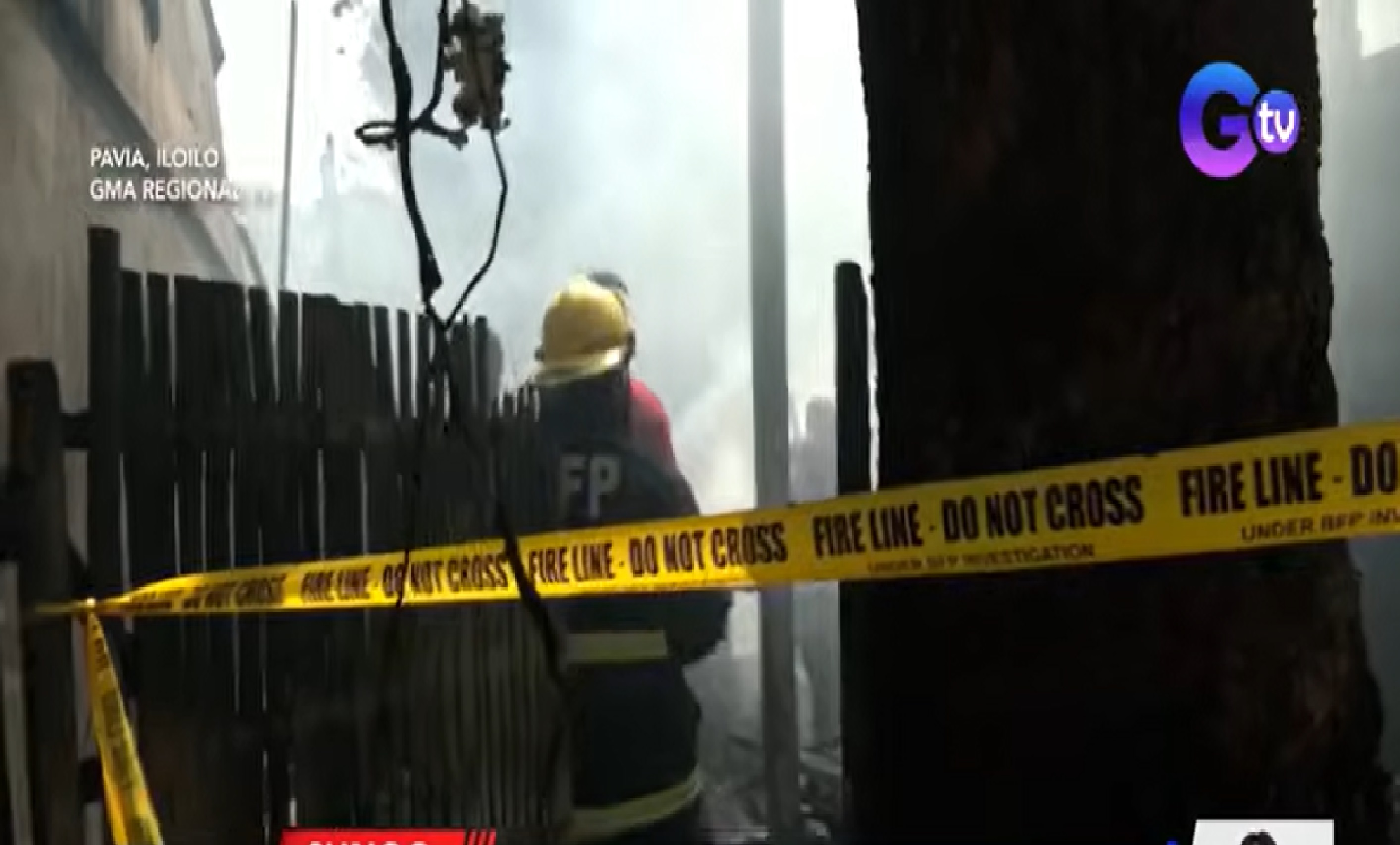 Bahay at ilang tindahan, nasunog dahil umano sa napabayaang sinaing sa Iloilo