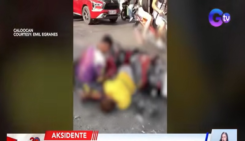 2 motorsiklo, nagbanggaan sa Caloocan City; isang rider, patay