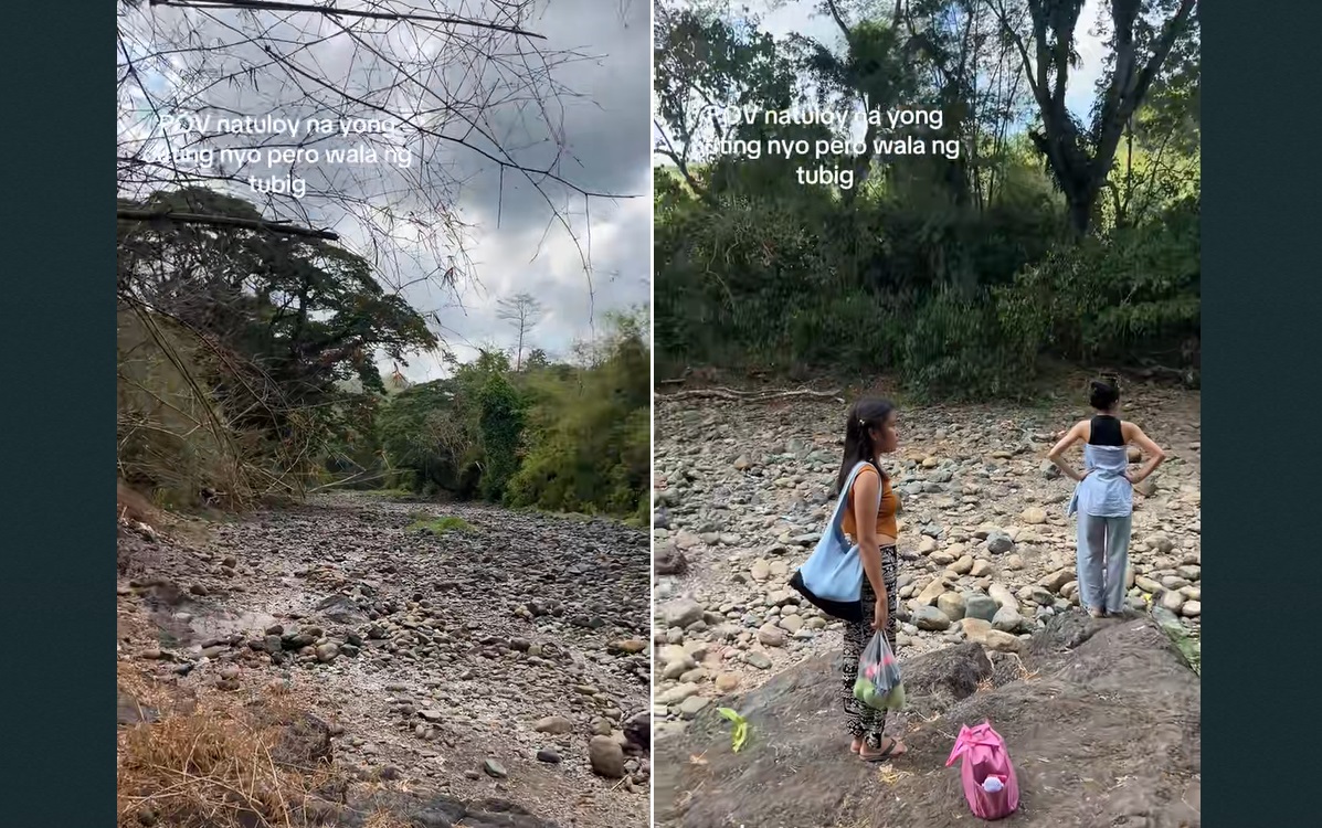 Aya ng magkakaibigan na mag-outing, natuloy pero naging ‘drawing’ pa rin dahil sa ilog na natuyo 