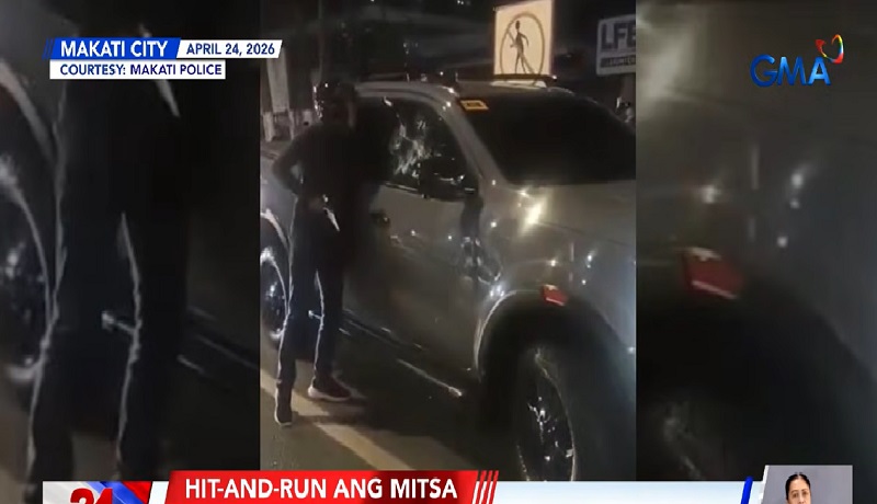 Viral video na may hinarang na pick-up truck at binutas ang gulong sa Taguig-Makati, 'di road rage o robbery incident-- Makati Police