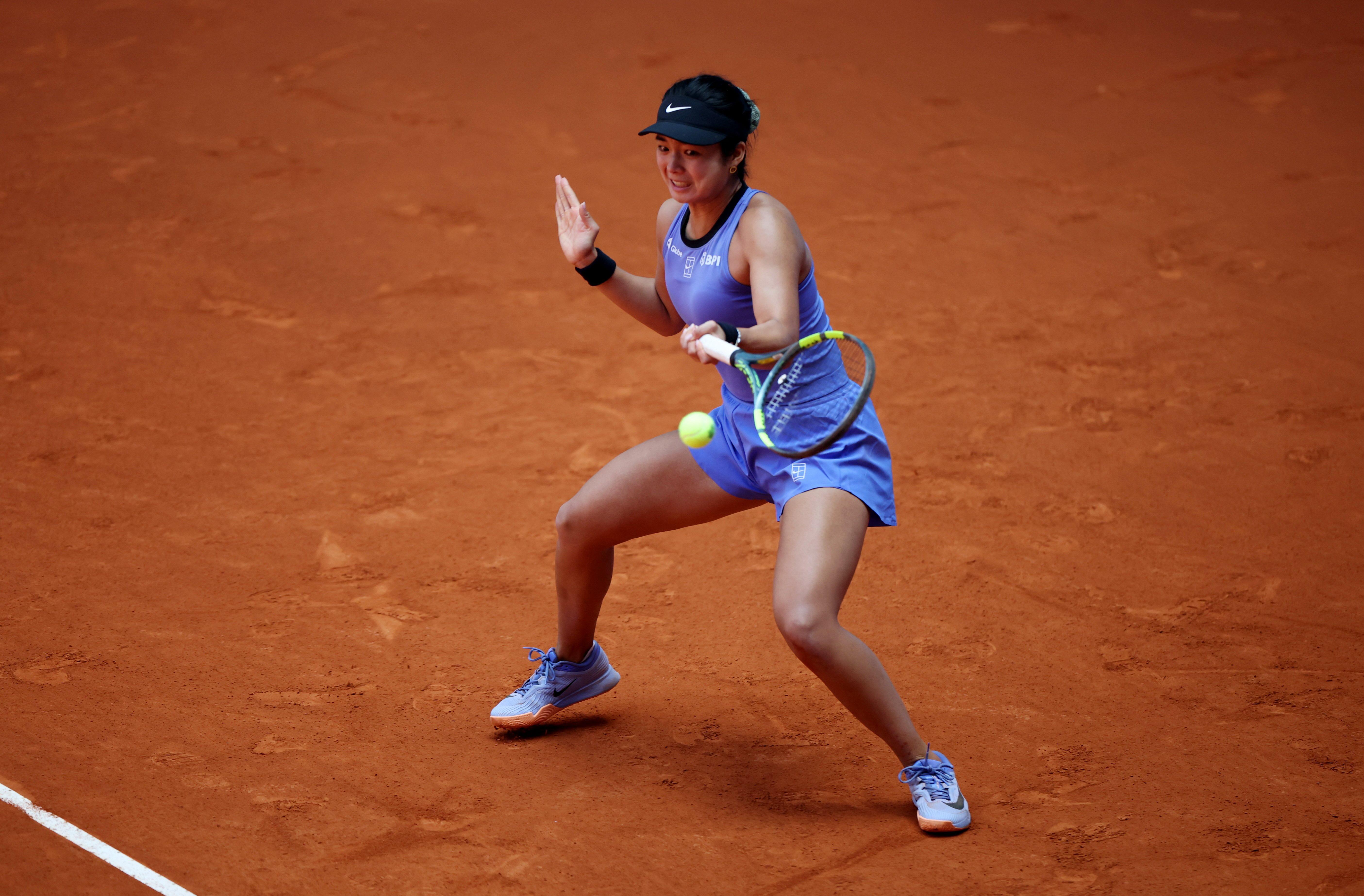 Alex Eala at the Madrid Open tennis