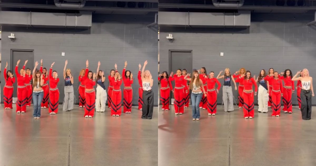 BINI dances 'Salamin, Salamin' with Clippers Spirit cheerleaders